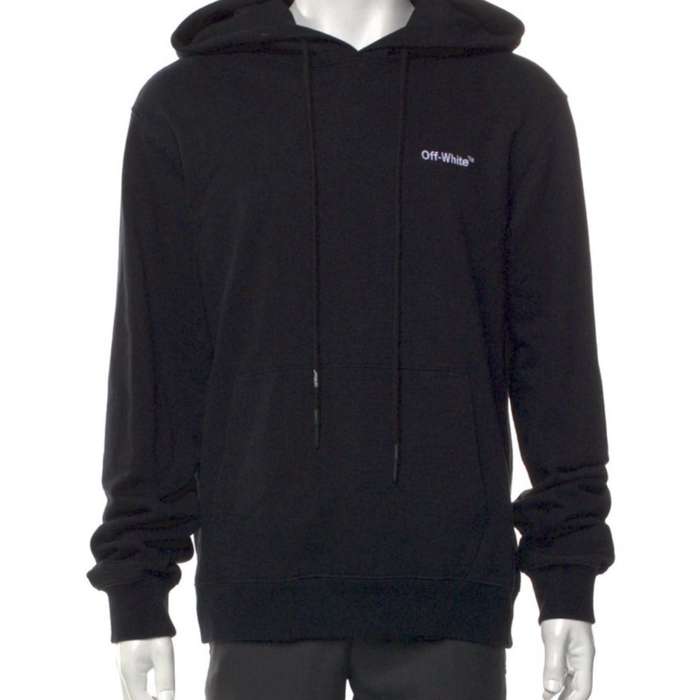 Off-White Classic Black Hoodie, size M (medium)